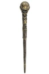 KDMD Bronze Pentagram Wand - thumbnail 1