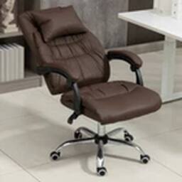 EONLION Office Chair Desk Chair Gaming Chair Padded Armrest Swivel Chair in Brown - thumbnail 3
