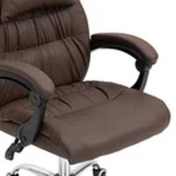 EONLION Office Chair Desk Chair Gaming Chair Padded Armrest Swivel Chair in Brown - thumbnail 4