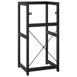 Berkfield Home Bathroom Washbasin Frame Black 40x38x83 cm Iron - Size: 40 x 38 x 83 cm - thumbnail 5