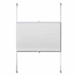 Berkfield Home Plisse Blind 110x125cm White Pleated Blind - Size: 110x125 cm - thumbnail 4