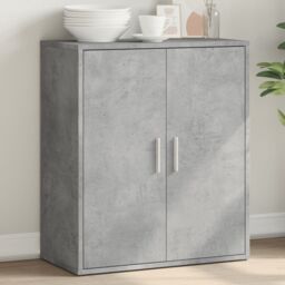 Berkfield Home Sideboard Concrete Grey 60x31x70 cm Engineered Wood - Size: 60 x 31 x 70 cm - thumbnail 1