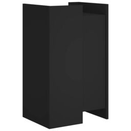 Berkfield Home Sideboard Black 45x35x75 cm Engineered Wood - Size: 45 x 35 x 75 cm - thumbnail 6