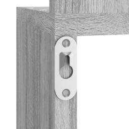 Berkfield Home Wall Corner Shelf Grey Sonoma 20x20x127.5 cm Engineered Wood - thumbnail 7