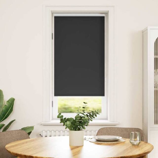 Berkfield Home Roller Blind Blackout 60 x 120 cm Black - image 1