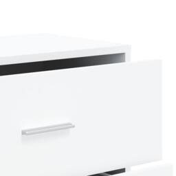 Berkfield Home Sideboards 2 pcs White 60x31x84 cm Engineered Wood - Size: 60 x 31 x 84 cm - thumbnail 8