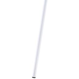 Wyld and Coco Freestanding Coat Rack White Powder Coat Steel Fir Wood Accents - thumbnail 6