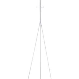 Wyld and Coco Freestanding Coat Rack White Powder Coat Steel Fir Wood Accents - thumbnail 2