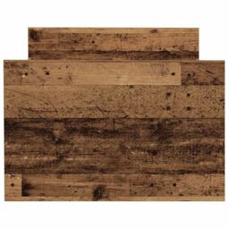 Berkfield Home Bed Frame without Mattress Old Wood 90x200cm Engineered Wood in Brown - Size: 90x200 cm - thumbnail 6