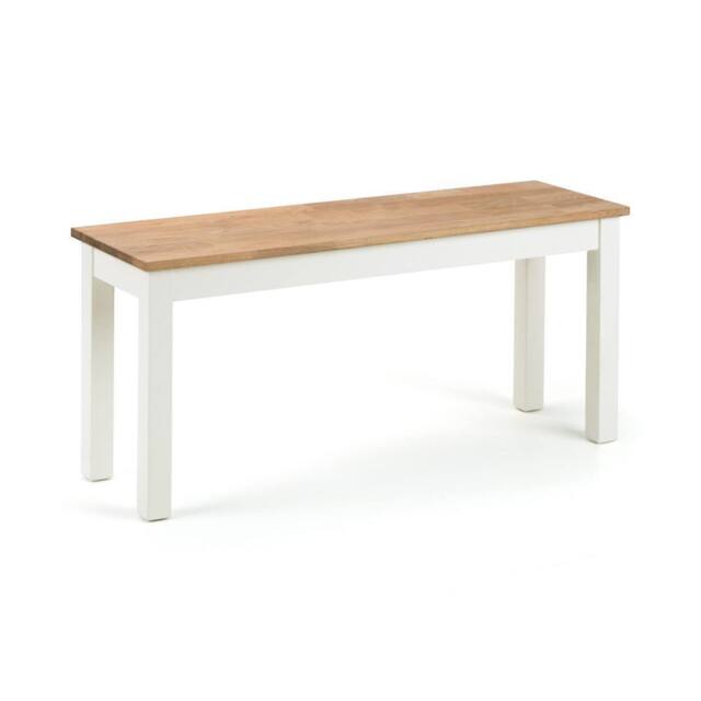 Cheshire Premium Oakridge Bench in Ivory & Oak - image 1