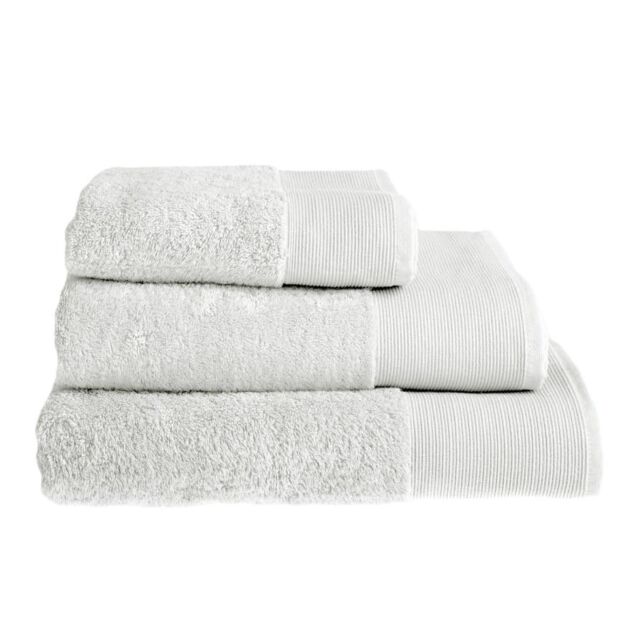 Allure Bath Fashions Marlborough Bamboo Towels - Super Soft, Absorbent & Hypo-Allergenic in White - Size: Bath Sheet - image 1