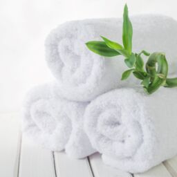 Allure Bath Fashions Marlborough Bamboo Towels - Super Soft, Absorbent & Hypo-Allergenic in White - Size: Bath Sheet - thumbnail 5