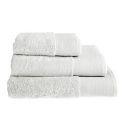 Allure Bath Fashions Marlborough Bamboo Towels - Super Soft, Absorbent & Hypo-Allergenic in White - Size: Bath Sheet
