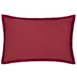 Paoletti Winter Noel Embroidered Polyester Filled Cushion in Red - Size: 40 cm x 60 cm - thumbnail 2