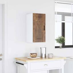 Berkfield Home Kitchen Wall Cabinet¬†Porto Smoked Oak Engineered Wood in Brown - thumbnail 2