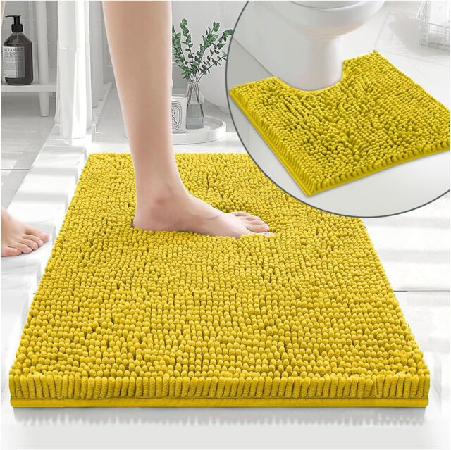 GAVENO CAVAILIA Loop Bath Mat in Yellow