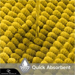 GAVENO CAVAILIA Loop Bath Mat in Yellow - thumbnail 3