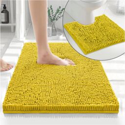 GAVENO CAVAILIA Loop Bath Mat in Yellow - thumbnail 1