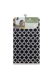 JVL Solemate® Hand Carved Diamond Door Mat, Grey - Size: 57 cm x 100 cm - thumbnail 6