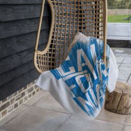 Benjamin Tate Design California Venice Beach Blanket in Natural - Size: 120 cm x 150 cm - thumbnail 4