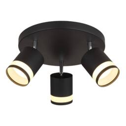 Netlighting Lucero Ceiling Spotlight Clusters Matt Black 3x GX53 3000K
