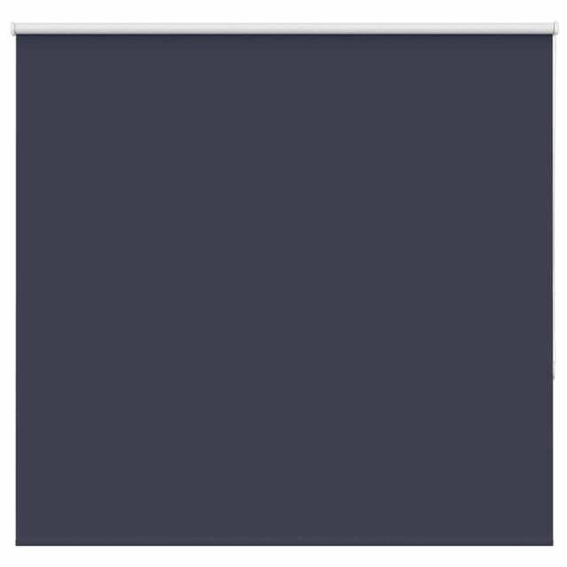 Berkfield Home Roller Blind Blackout Light Grey 125x230 cm Fabric Width 121.6 cm… in Navy - image 1