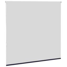 Berkfield Home Roller Blind Blackout Light Grey 125x230 cm Fabric Width 121.6 cm… in Navy - thumbnail 4
