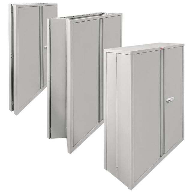 Phoenix Safe Company Stationery Cupboard in Grey with Electronic Lock, SCF1491GGE - Size: 800mm - image 1