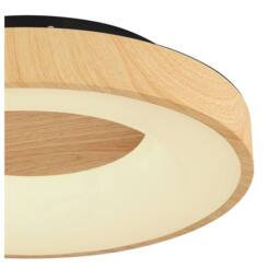 Netlighting Jolli Semi Ceiling Light Black LED Dimmable 2700 6000K Remote Control - thumbnail 3