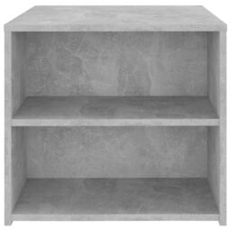 Berkfield Home Side Table Concrete Grey 50x50x45 cm Engineered Wood - Size: 50 x 50 x 45 cm - thumbnail 5