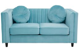 Farah Two Seat Velvet Sofa