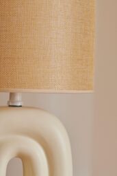 Nordlux Haze Table Lamp Beige Ceramic Livingroom E27 Switch - thumbnail 9