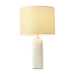 Nordlux Haze Table Lamp Beige Ceramic Livingroom E27 Switch - thumbnail 2