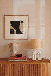 Nordlux Haze Table Lamp Beige Ceramic Livingroom E27 Switch - thumbnail 8