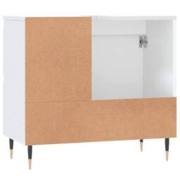 Berkfield Home Durable Bathroom Cabinet White 65x33x60 cm Engineered Wood - Size: 65 x 33 x 60 cm - thumbnail 7