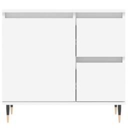 Berkfield Home Durable Bathroom Cabinet White 65x33x60 cm Engineered Wood - Size: 65 x 33 x 60 cm - thumbnail 5