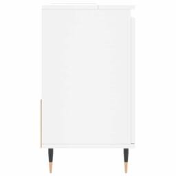 Berkfield Home Durable Bathroom Cabinet White 65x33x60 cm Engineered Wood - Size: 65 x 33 x 60 cm - thumbnail 6