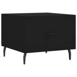 Berkfield Home Decorative Coffee Tables 2 pcs Black 50x50x40 cm Engineered Wood - Size: 50 x 50 x 40 cm - thumbnail 5