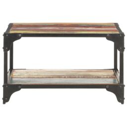 Berkfield Home Coffee Table 60x60x35 cm Solid Reclaimed Wood - Size: 60 x 60 x 35 cm - thumbnail 2