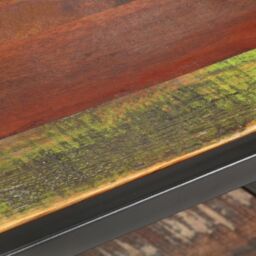 Berkfield Home Coffee Table 60x60x35 cm Solid Reclaimed Wood - Size: 60 x 60 x 35 cm - thumbnail 4