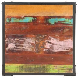 Berkfield Home Coffee Table 60x60x35 cm Solid Reclaimed Wood - Size: 60 x 60 x 35 cm - thumbnail 3