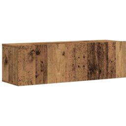 Berkfield Home 7 Piece TV Cabinet Set Wall-mounted Old Wood Engineered Wood in Brown - thumbnail 6