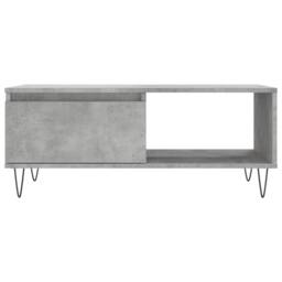 Berkfield Home Modern Coffee Table Concrete Grey 90x50x36.5 cm Engineered Wood - thumbnail 5