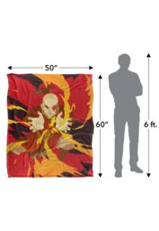 Avatar: The Last Airbender Avatar The Last Airbender Zuko Silky Touch Super Soft Throw Blanket 152 X 127 cm in White - thumbnail 5
