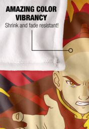 Avatar: The Last Airbender Avatar The Last Airbender Zuko Silky Touch Super Soft Throw Blanket 152 X 127 cm in White - thumbnail 4