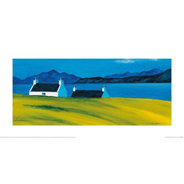 Anthony Barber Over The Sea To Skye II Print in Light Blue - image 1