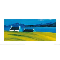 Anthony Barber Over The Sea To Skye II Print in Light Blue - thumbnail 1