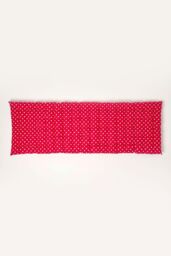 Homescapes Garden Bench Cushion Luxury 3 Seater Cotton Red Dots Indoor Outdoor Pad - thumbnail 2
