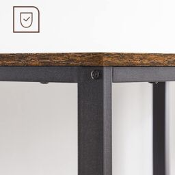 VASAGLE Wide Industrial Computer Desk Office Table Study Bedroom in Brown - thumbnail 6