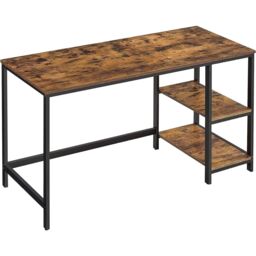 VASAGLE Wide Industrial Computer Desk Office Table Study Bedroom in Brown - thumbnail 8